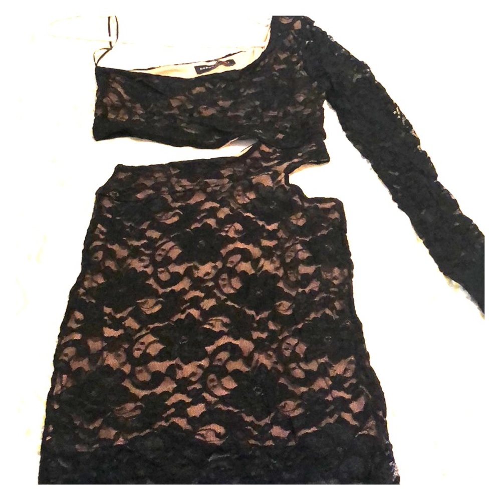 Lace mini dress